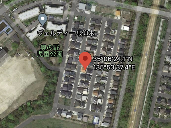 �؂̗����w�Z�t�߂Ō��m